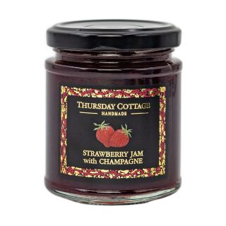 Thursday Cottage Strawberry Jam with Champagne 6 x 210g