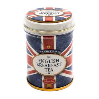 New English Teas - 24 x English Breakfast Loose Tea 20g - Mini Union Jack Tin