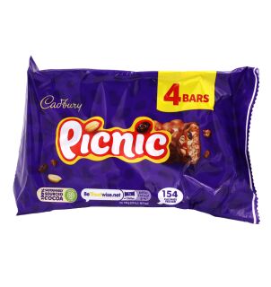 Cadbury Picnic 10 x 128g - 4 Pack