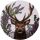 6 x 4 Cork Coasters - Wild Stag