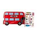 Luggage Bag Tag - 12 x London Bus