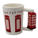 Ceramic Mug - 6 x Telephone Box Handle