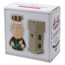 Ceramic Salt & Pepper Set - 6 x King Charles III