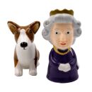 Ceramic Salt & Pepper Set - 6 x Queen Elizabeth II...