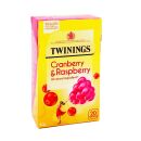 Twinings Cranberry & Raspberry 4 x 20 Tea Bags 40g
