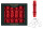 Harvey & Mason - 6 Large Exquisite Christmas Crackers - Red Flock