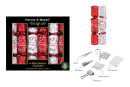 Harvey & Mason - 6 Mini Christmas Cracker - Red &...