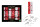 Harvey & Mason - 6 Mini Christmas Cracker - Red & White - Merry Christmas