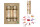 Harvey & Mason - 10 Large Christmas Cracker - Cream & Gold - Mistletoe