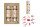 Harvey & Mason - 10 Large Christmas Cracker - Gold & White - Reindeer