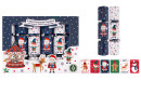 6 Mini Christmas Cracker -  Santa & Elf