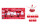 Christmas Time - 6 Novelty Crackers - Red - Santa