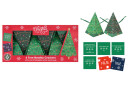 Christmas Time - 6 Novelty Crackers - Green - Tree
