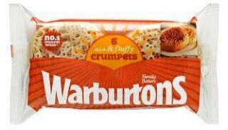 Warburton Crumpets 6s 24 x 334g