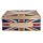 New English Teas - English Tea Selection 100 Tea Bags - Union Jack Vintage Tin