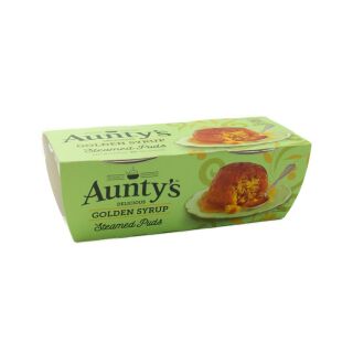 Auntys Steamed Puddings Golden Syrup 6 x 2 x 95g
