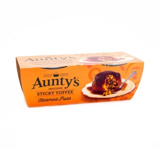 Auntys Steamed Puddings Sticky Toffee 6 x 2 x 95g