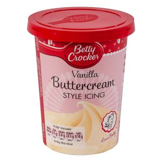 Betty Crocker Vanilla Buttercream Style Icing 6 x 400g