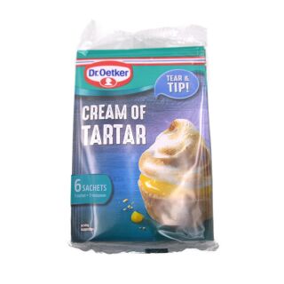 Dr. Oetker Cream of Tartar 18 x 6 x 5g Sachets
