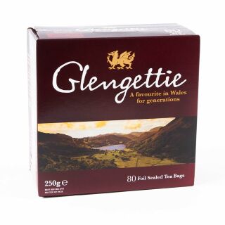 Glengettie Welsh Favourite 80 Tea Bags 12 x 250g