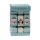 12 x 9 Mini Squared Christmas Cracker - Blue & White - Snowman & Penguin