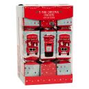 12 x 9 Mini Squared Christmas Cracker - Bus & Postbox...