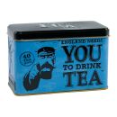 New English Teas - English Afternoon Tea 16 x 40 Tea Bags - "England needs YOU to drink Tea!" Tin