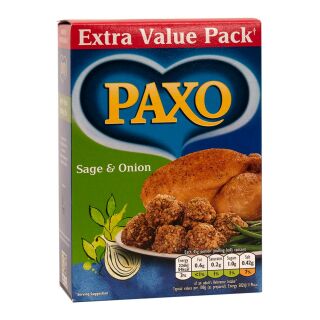 PAXO Sage & Onion Stuffing Twin Pack 8 x (2x170g) 340g