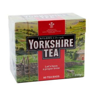 Taylors of Harrogate Yorkshire Tea 10 x 80 Tea Bags 250g