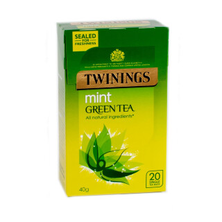Twinings Green Tea with Mint 4 x 20 Tea Bags 40g