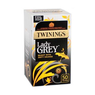 Twinings Lady Grey 4 x 50 Tea Bags 125g