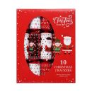 Christmas Cracker Family 10 Pack - Red & White -...