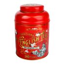 New English Teas - English Breakfast Tea 4 x 240 Tea Bags - Vintage Victorian Tin - Red