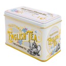 New English Teas - English Afternoon Tea 40 Tea Bags - Vintage Victorian Tin - White