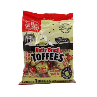 Walkers Nutty Brazil Toffees Bag 12 x 150g