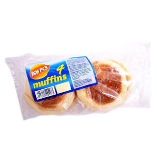 Irwins Muffins 4s 10 x 240g