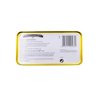 New English Teas - English Breakfast Tea 40 Tea Bags - Liverpool Tin