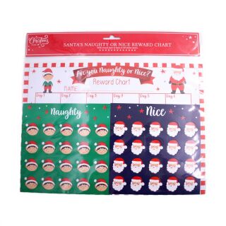 Christmas Time - Santa's Naughty Or Nice Reward Chart