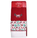 Christmas Joy Tea Towels 50 x 70 cm - 12 x 3 Pack
