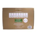 Green Christmas -  8 x 8 Large Premium Eco Christmas Crackers - Gold & White
