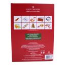 Harvey & Mason - 12 x 10 Large Luxury Eco Christmas Cracker - Red & White - Seasons Greetings
