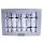 Harvey & Mason - 8 x 8 Extra Large Premium Christmas Crackers - Silver & White - Snowflake