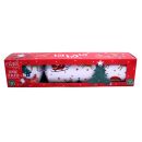 Family Games Jumbo Cracker x 12 - White - Santa & Sleigh - Activities