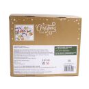 Christmas Time - 6 x 24 Party Crackers - Gold & White - Stars