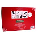 Harvey & Mason - 8 x 8 Extra Large Premium Eco Christmas Crackers - Red & White - Merry Christmas