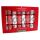 Harvey & Mason - 8 x 8 Extra Large Premium Eco Christmas Crackers - Red & White - Merry Christmas