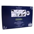 Harvey & Mason - 8 x 8 Extra Large Premium Christmas Crackers - Dark Blue & Copper - Midnight Tree