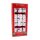 Green Christmas - 12 x 6 Large Eco Christmas Cracker - Red & White - Holly Jolly Christmas