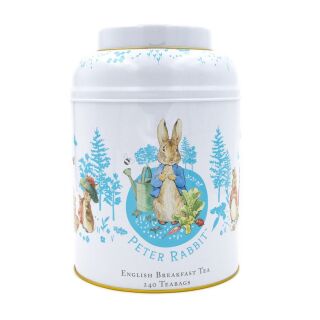 New English Teas - English Breakfast Tea 4 x 240 Tea Bags - Beatrix Potter Tin - Woodland