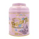 New English Teas - English Breakfast Tea 4 x 240 Tea Bags - Vintage Victorian Tin - Light Pink